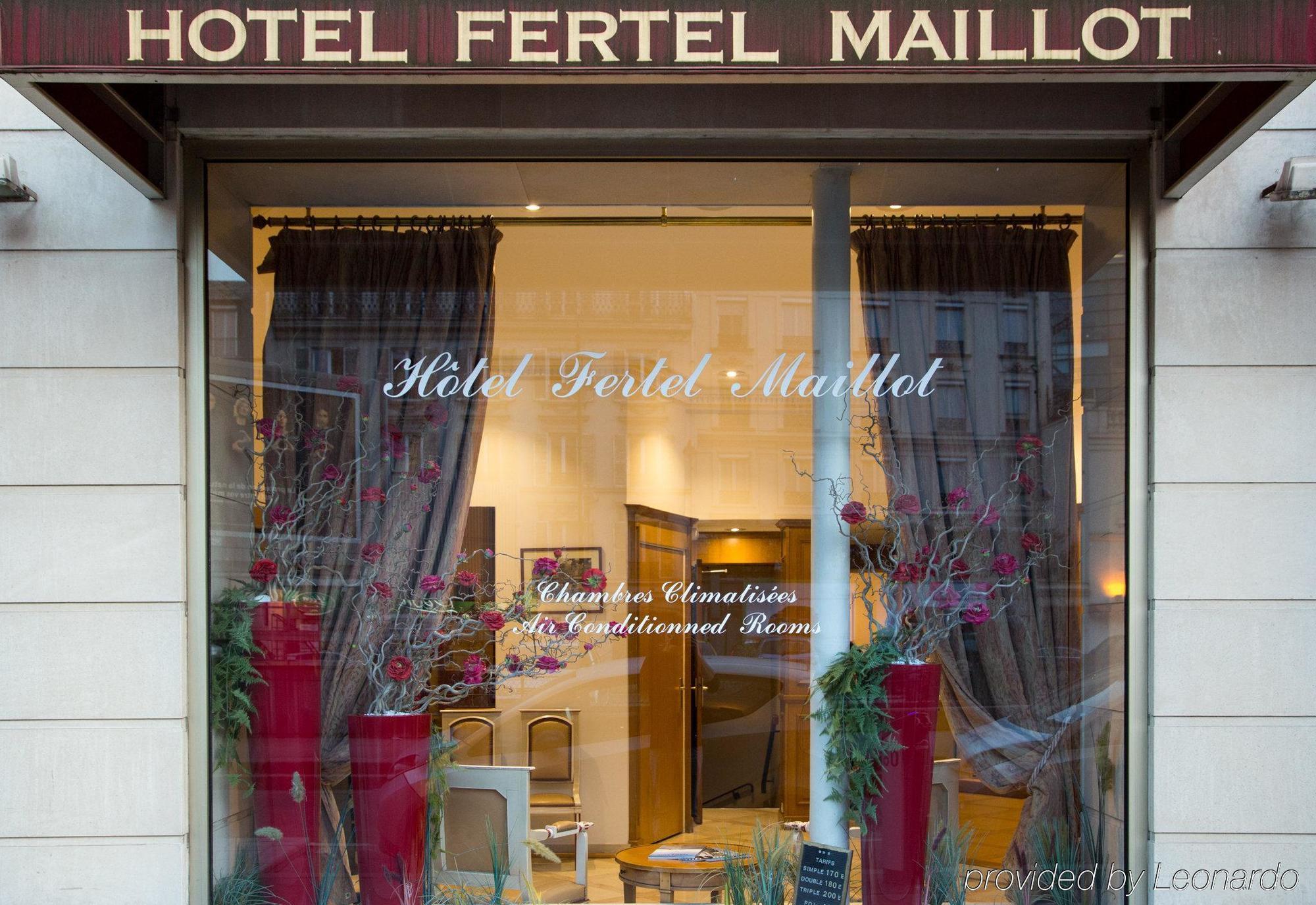 Hotel Fertel Maillot Parigi Esterno foto